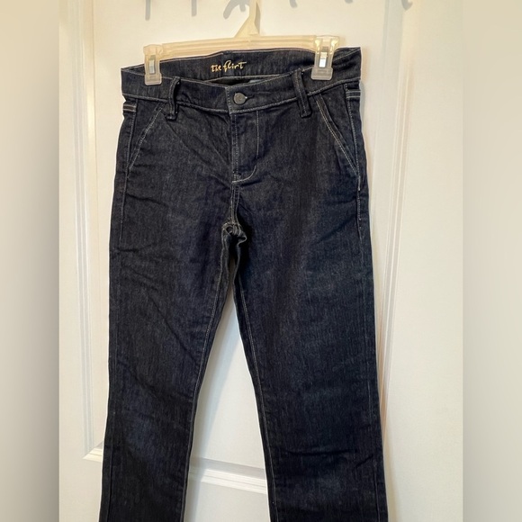 Old Navy The Flirt Dark Wash Denim Jeans Mid Rise Size 2 - Picture 5 of 10